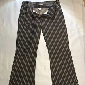 Anja Flint - Blue and Tan Stripe Dress Pants